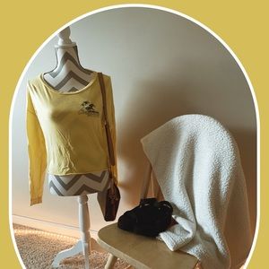 Yellow California Beach Long sleeve shirt